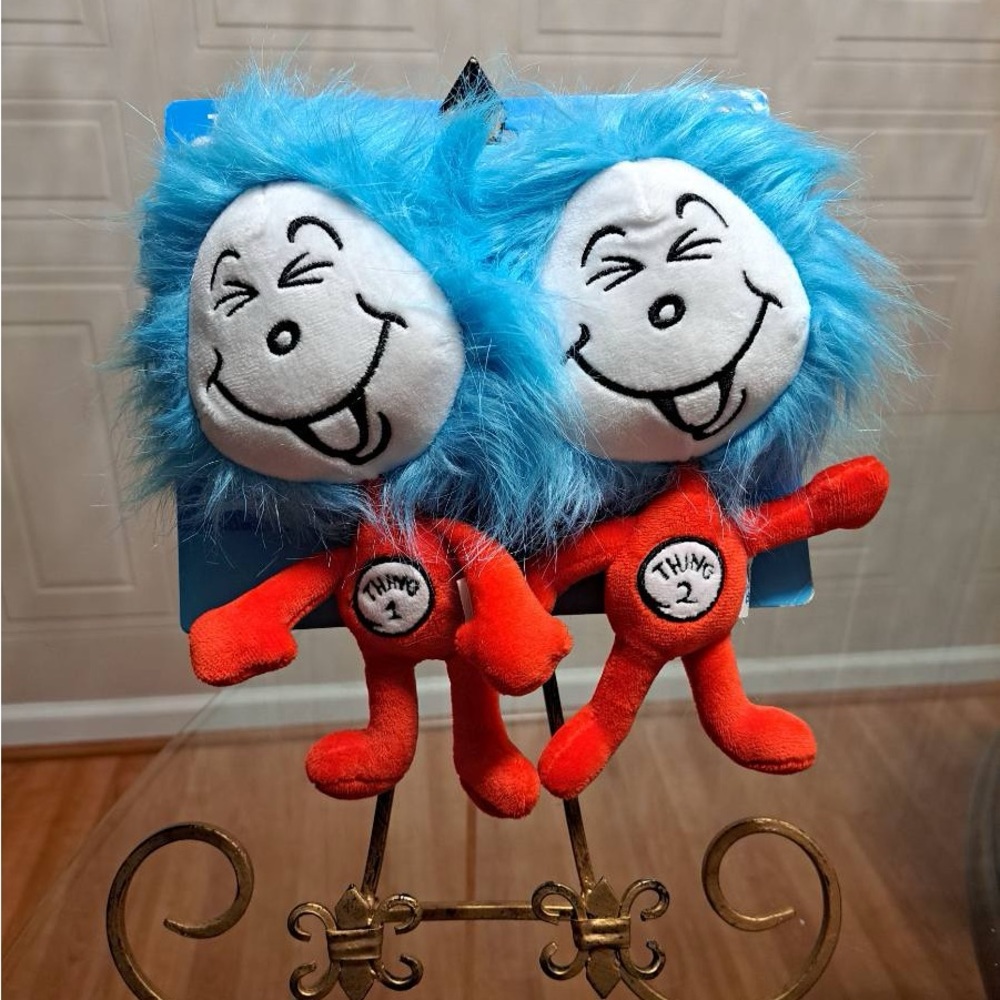 Brand New The Cat in the Hat Dog Toy 9”